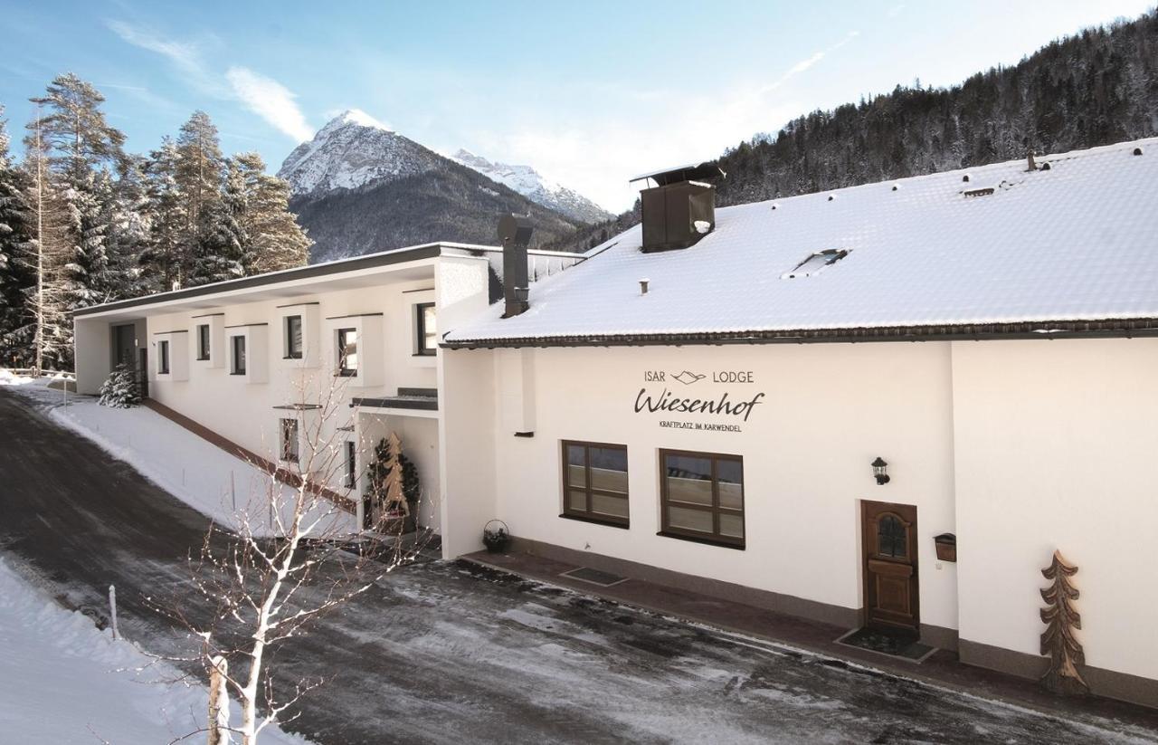 Hotel Garni Isarlodge Wiesenhof Scharnitz Exterior photo